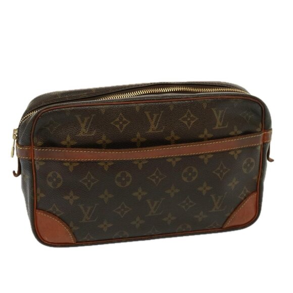 LOUIS VUITTON Monogram Compiegne 28 Clutch Bag - Picture 1 of 15